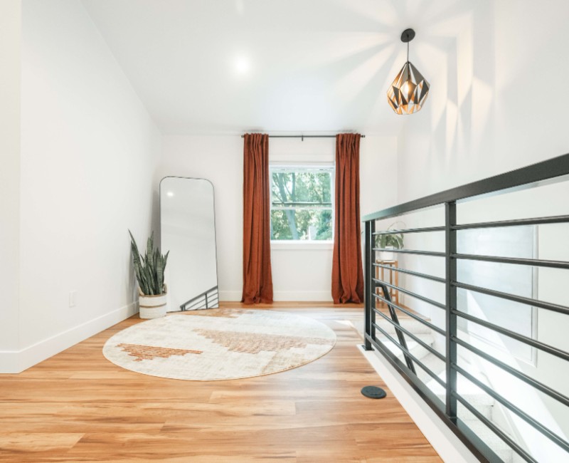 The owners of a 1950s ranch in Madison, WI wanted to transform their unfinished attic into a fully finished second floor with a primary bedroom retreat, ensuite bath, and plenty of closet space.