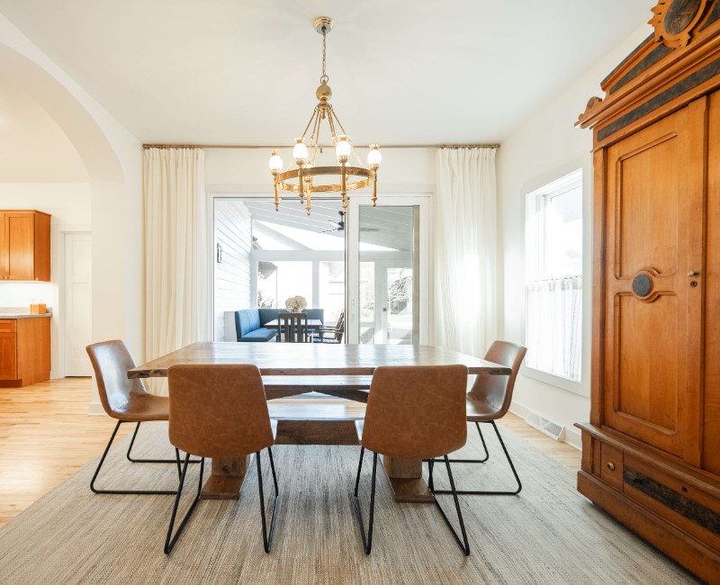 See how we remodeled an outdoor deck into a bright, light-filled screened-in porch for this Middleton, WI home. Interior updates helped the porch addition open up the space even more.