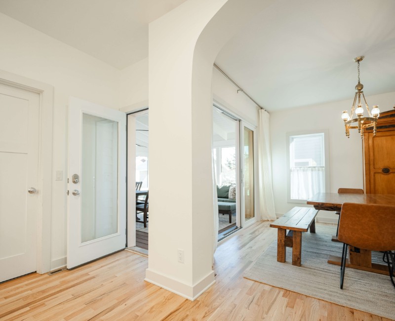 See how we remodeled an outdoor deck into a bright, light-filled screened-in porch for this Middleton, WI home. Interior updates helped the porch addition open up the space even more.